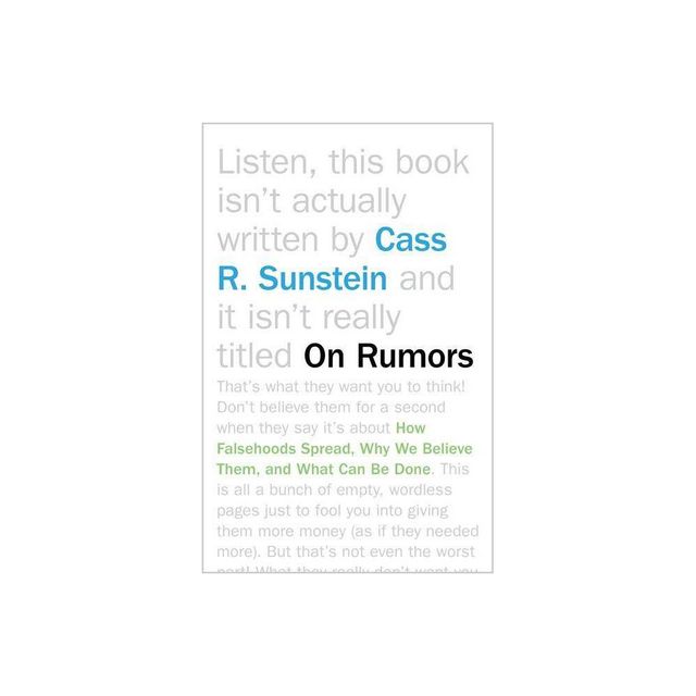 On Rumors - by Cass R Sunstein (Paperback)