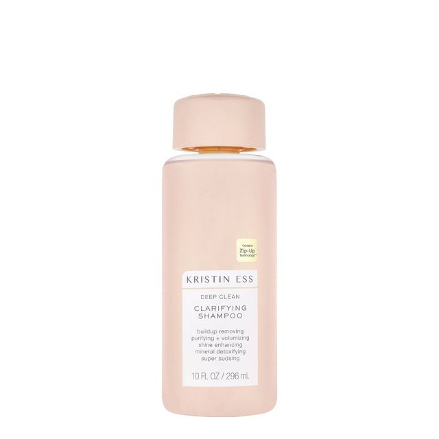 Kristin Ess Deep Clean Clarifying Shampoo for Build Up, Dirt + Oil, Cleanse + Detox Oily Hair - 10 fl oz