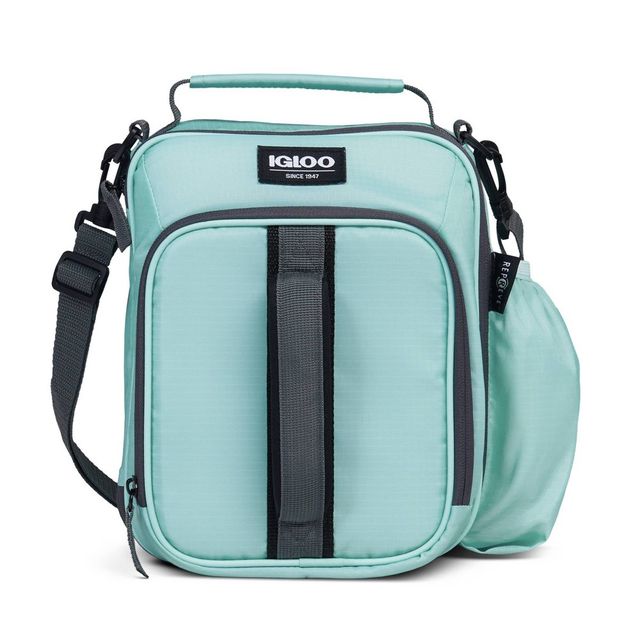 Igloo 6 Can Heritage Lunch Companion Cooler Bag - Teal, Gray