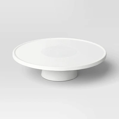 Porcelain Round Cake/Dessert Stand White - Threshold