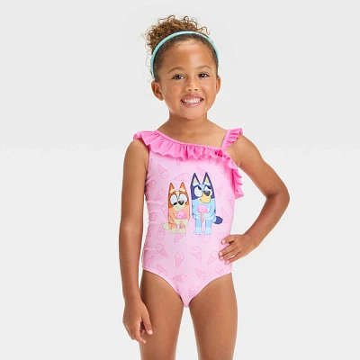 Baby Girls Bluey One Piece Swimsuit