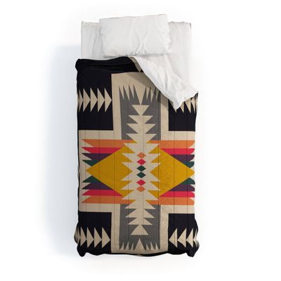 Bonfire Urban Wild Studio Comforter Set - Deny Designs: Microfiber, Geometric Pattern