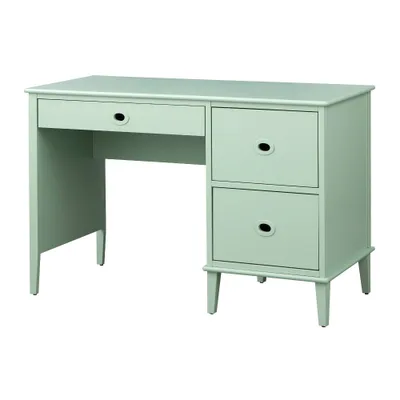 Jamie Student Writing Desk with 3 Drawers - Buylateral: Laminated Surface, MDF