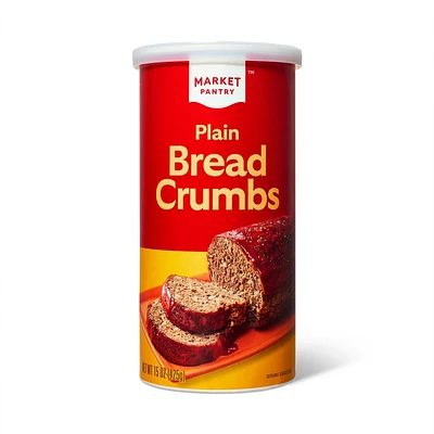 Plain Bread Crumbs 15oz - Market Pantry