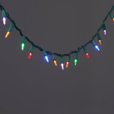 100ct LED Super Bright Mini Christmas String Lights  with Green Wire - Wondershop