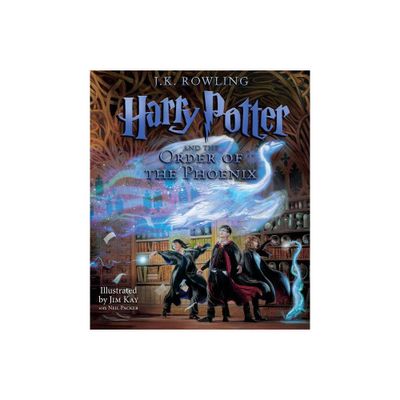 Harry Potter and the Order of the Phoenix: The Illustrated Edition (Harry Potter, Book 5) (Illustrated Edition) - by J K Rowling (Hardcover)