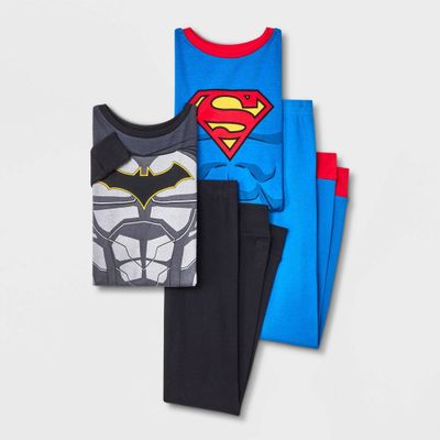 Boys Justice League 4pc Pajama Set
