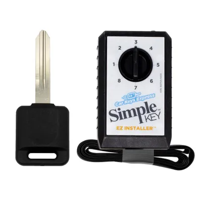 Car Keys Express Nissan Simple Key NISTKSK: Aftermarket Vehicle Remote, Key Programmer, Black, 1 Year Warranty