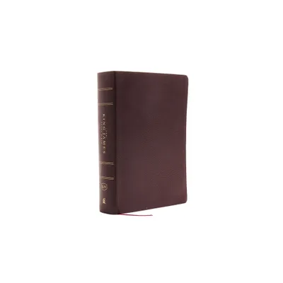 The King James Study Bible, Bonded Leather, Burgundy, Full-Color Edition - Large Print by Thomas Nelson (Leather Bound)