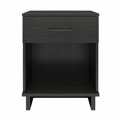 Room & Joy Rockwood Nightstand with Drawer Black Oak