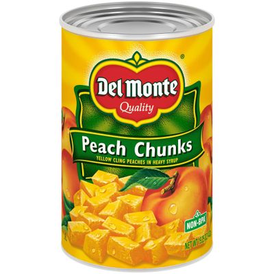 Del Monte Yellow Cling Peach Chunks In Heavy Syrup 15.25oz