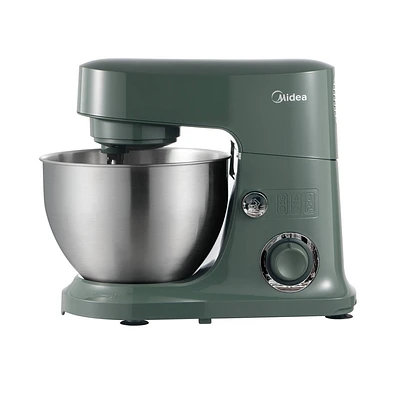 Midea 5qt 6-Speed Stand Mixer : 300W, Tilt Back Head, 5 Qt Stainless Steel Bowl, Dishwasher-Safe Parts