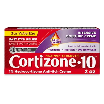 Cortizone 10 Intensive Healing Anti-Itch Crme - 2oz