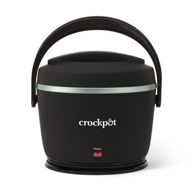 Crock-Pot 20oz Lunch Crock Food Warmer  Licorice: Portable Slow Cooker with Locking Lid & Dishwasher-Safe Parts