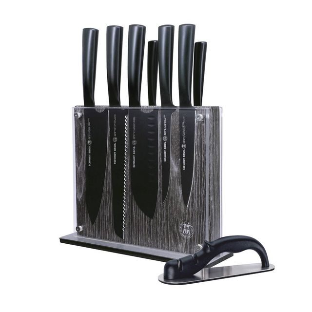 Schmidt Brothers Cutlery Acacia Midtown Knife Block