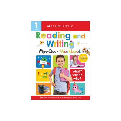 First Grade Reading/Writing Wipe Clean Workbook: Scholastic Early Learners (Wipe Clean) - (Paperback)