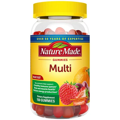 Nature Made Multivitamin Gummies - Orange, Cherry & Mixed Berry - 150ct