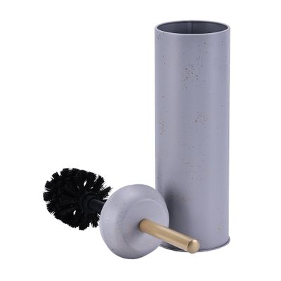 Lexie Ombre Bowl Bathroom Brush  - Popular Bath Popular Home: Metal Holder, Non-Abrasive Scrubber, Portable Cleaning Accessory