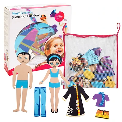 Magic Creations Splash of Fashion Foam Bath Toy - 39pc