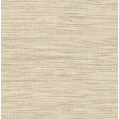 NuWallpaper Tibetan Grasscloth Cream Peel and Stick Wallpaper