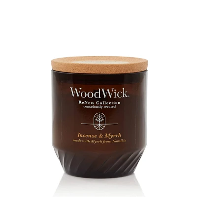 WoodWick 6oz Incense and Myrrh ReNew Candle