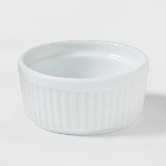 7oz Porcelain Ramekin White - Threshold