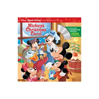 Mickeys Christmas Carol Readalong Storybook and CD - (Read-Along Storybook and CD) by Disney Books (Mixed Media Product)