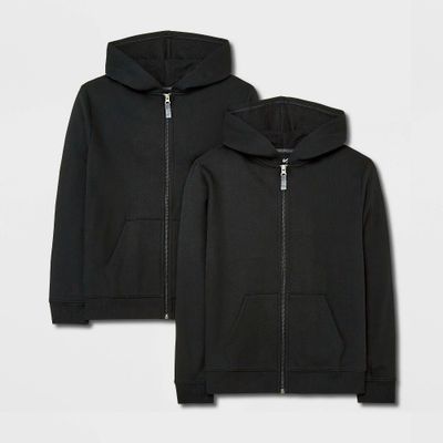 Boy 2pk Fleece Zip-Up Hoodie