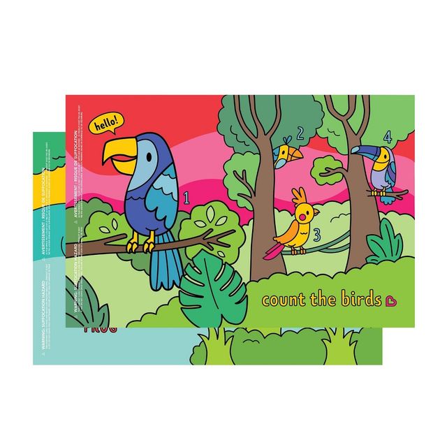 Munchkin Story Mat Disposable Placemats For Kids - 18ct