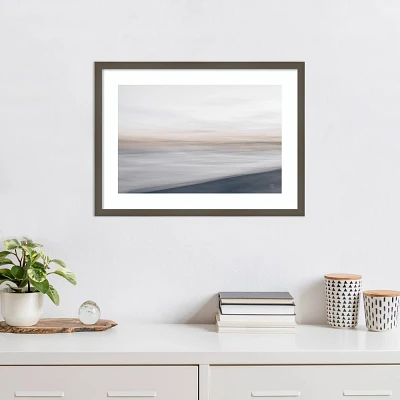 25x19 Amanti Art Waves Move Me I by Nathan Larson: Modern Style, Hardwood Frame, Abstract Poster Print