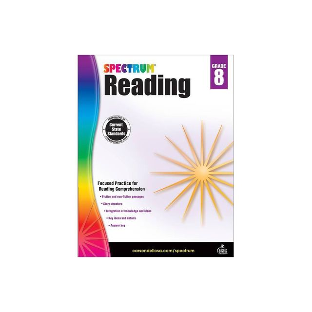 Spectrum Reading Workbook, Grade 8 - (Paperback)