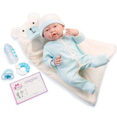 JC Toys Soft Body La Newborn 15.5 baby doll