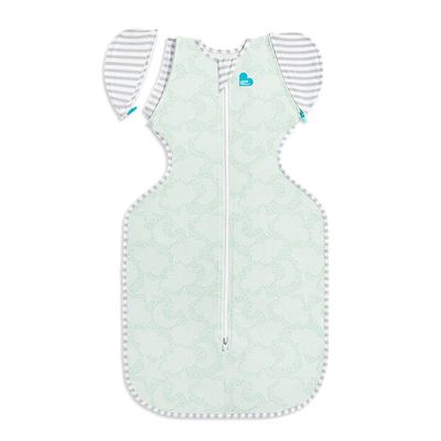 Love To Dream Swaddle UP Tranition Bag Adaptive Organic Swaddle Wrap - Celetial Dot Mint