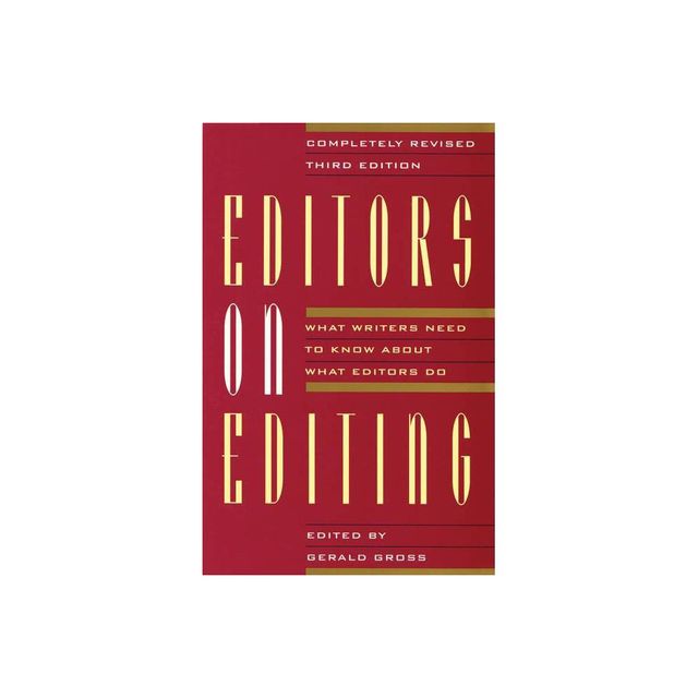 Editors on Editing - 3rd Edition by Gerald C Gross (Paperback)