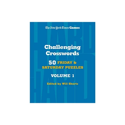 New York Times Games Challenging Crosswords Volume 1 - (Spiral Bound)