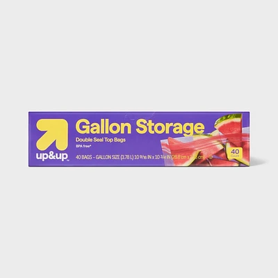 Gallon Storage Bags - 40ct - up & up