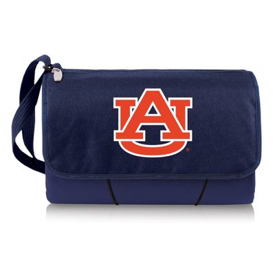 NCAA Auburn Tigers Blanket Tote Outdoor Picnic Blanket - Navy Blue