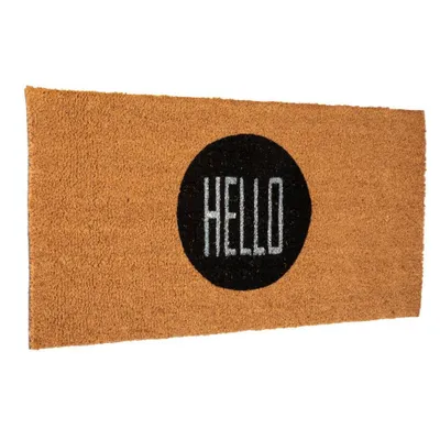 Coir Door Mat Hello - Storied Home