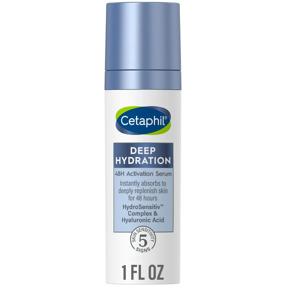 Cetaphil Deep Hydration 48 Hour Activation Hyaluronic Acid Serum - 1 fl oz