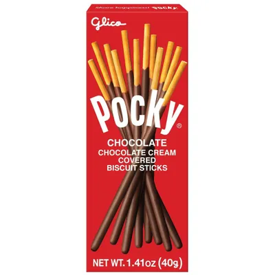 Glico Pocky Chocolate Cream Covered Biscuit Sticks