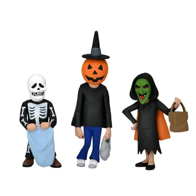 NECA Halloween III Season of the Witch Toony Terrors Trick or Treaters 6Action Figure Set - 3pk