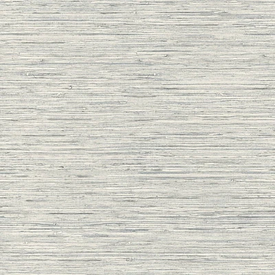 RoomMates Faux Grasscloth Light Gray Peel and Stick Wallpaper