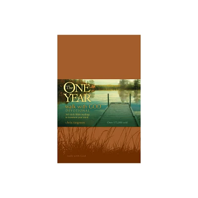 The One Year Walk with God Devotional - (One Year Books) by Chris Tiegreen (Leather Bound)