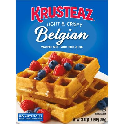 Krusteaz Belgian Waffle Mix - 28oz