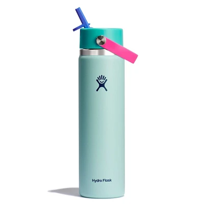 Hydro Flask 24oz Wide Mouth Flex Straw Water Bottle : BPA-Free, Vacuum-Insulated, Leakproof