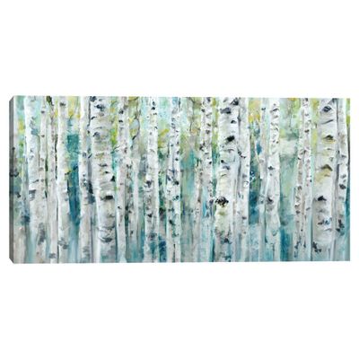 24 x 48 Spring Birches by Studio Arts Unframed Wall Canvas - Masterpiece Art Gallery