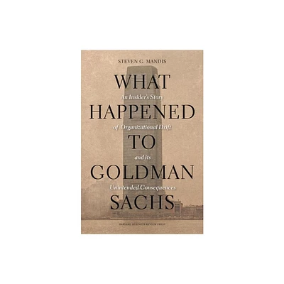 What Happened to Goldman Sachs? - by Steven G Mandis (Hardcover)