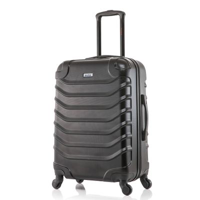 InUSA Endurance Lightweight Hardside Medium Checked Spinner Suitcase