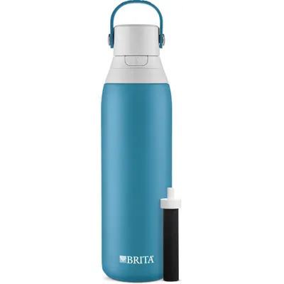 Brita 20oz Premium Double Wall Insulated Water Bottle with Filter