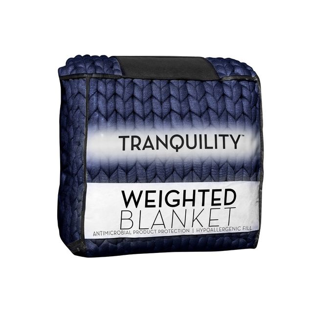 48x72 12lbs Chunky Knit Weighted Blanket